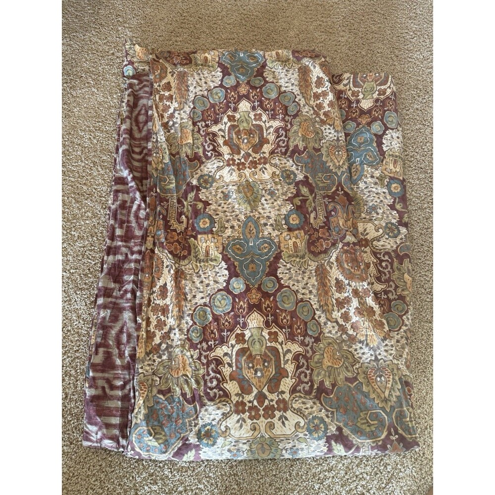 POTTERY BARN Angelina Ikat King DUVET & 2 Pillow Euro Shams Reversible